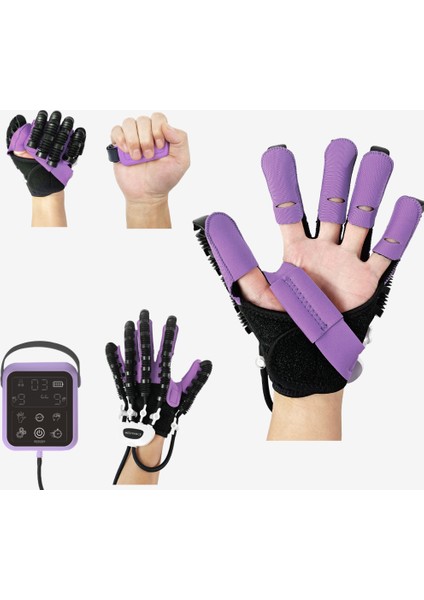 ( Sağ El ) El ve Parmak Rehabilitasyon Robot Eldiveni - Fizik Tedavi ve Inme Egzersiz Cihaz fırsatları