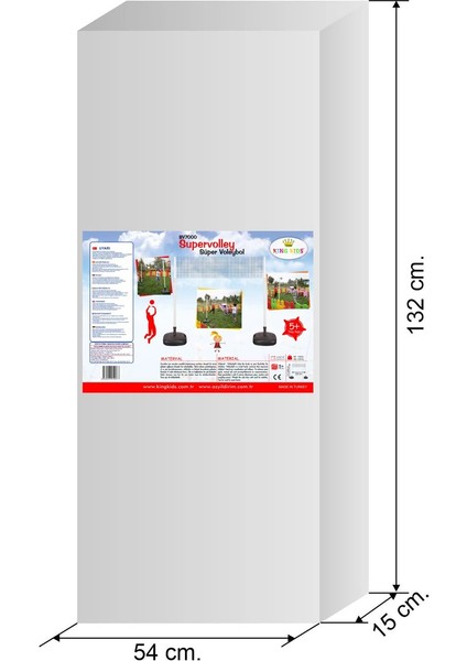 Voleybol Filesi Tam Set - Herşey Dahil Büyük Voleybol Seti