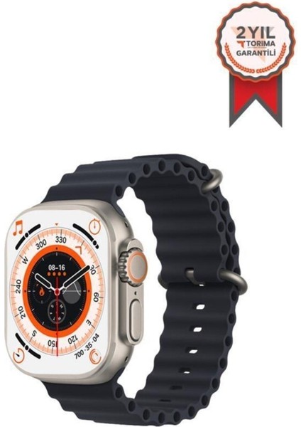 T800 Ultra 44MM Tam Ekran Bt Ç Özellikli Akıllı Saat Gri