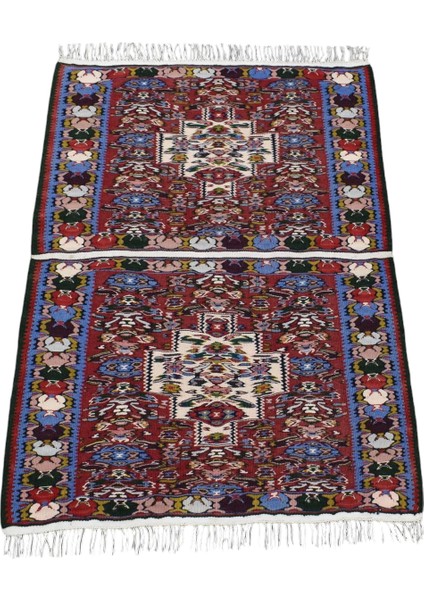 El Dokuma Yün Iran Sine Kilimi 0069 - Yeni - Çok Renkli fiyatları