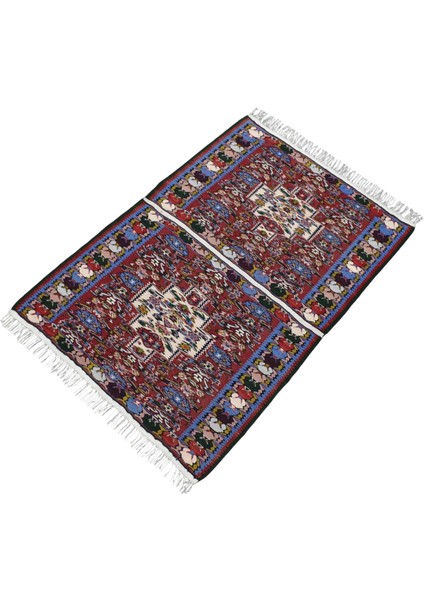 El Dokuma Yün Iran Sine Kilimi 0069 - Yeni - Çok Renkli modelleri