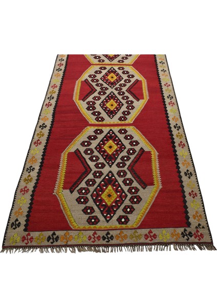 El Dokuma Yün Sivas Kangal Kilimi 0073 - Yeni - Çok Renkli modelleri