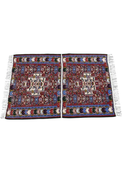 El Dokuma Yün Iran Sine Kilimi 0069 - Yeni - Çok Renkli fırsatları