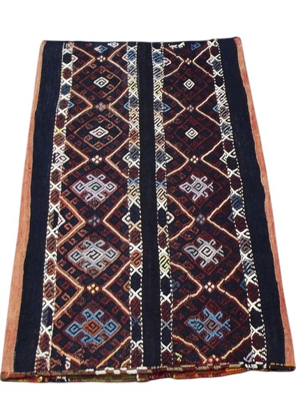 El Dokuma Yün Çuval Sumak Malatya Kilimi 0061 - Yeni - Çok Renkli modelleri