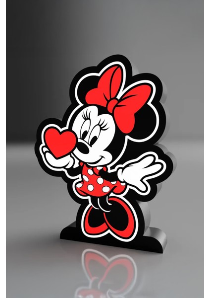 Minnie Mouse LED Dekoratif Gece Lambası