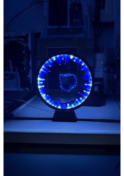 Kristal Tasarımlı Dekoratif LED Aydınlatma Mavi