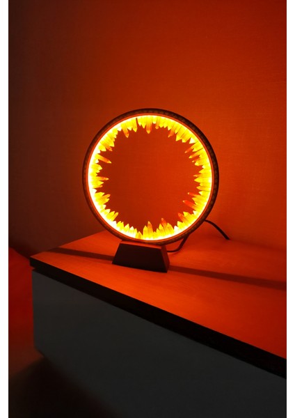 Kristal Tasarımlı Dekoratif LED Aydınlatma Kırmızı