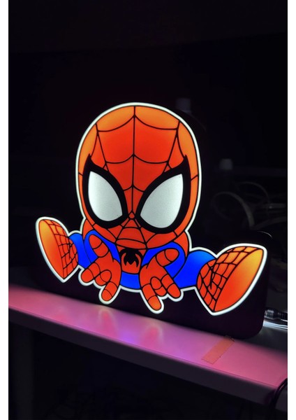 Spider-Man Dekoratif LED Aydınlatma