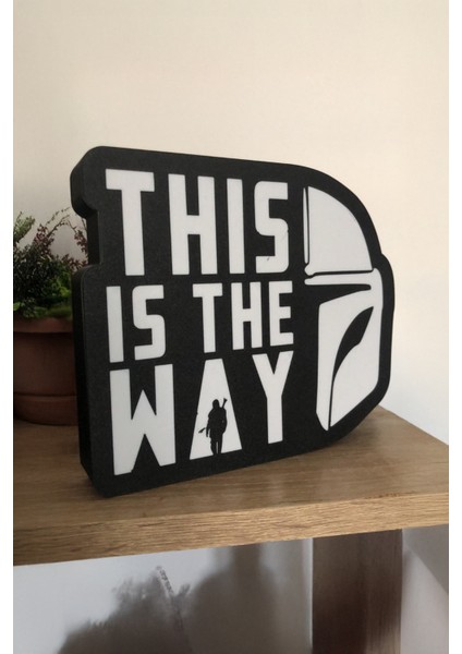 The Mandalorian This is the Way LED Aydınlatma