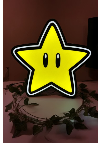 Süper Mario Yıldız Dekoratif LED Aydınlatma fiyatları