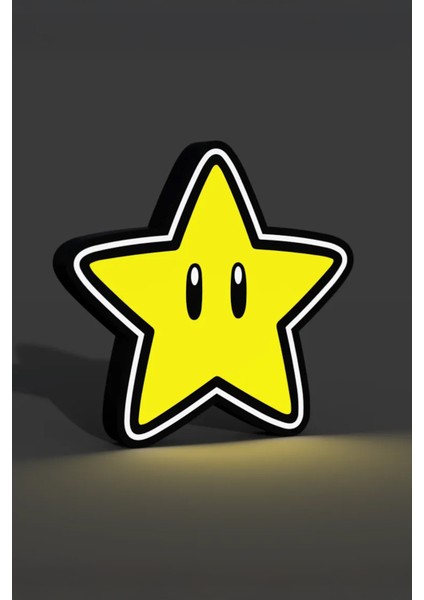 Süper Mario Yıldız Dekoratif LED Aydınlatma modelleri