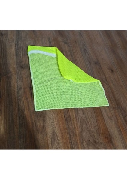 Sarı- Fermuarlı - Hassas Çamaşır Terlik Ayakkabı Yıkama Filesi Büyük Boy