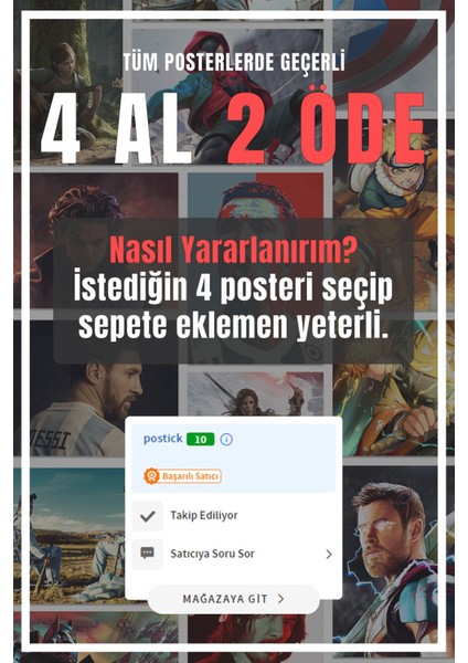 The Last Of Us Oyun Posteri Kalın Parlak Kuşe Kağıdı