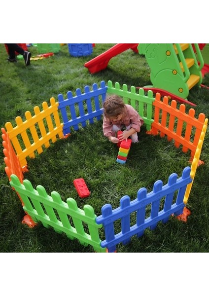 Çocuk Oyun Çiti Oyun Alanı 4 Renk 8'li Çit - Renkli Çit - Top Havuzu modelleri