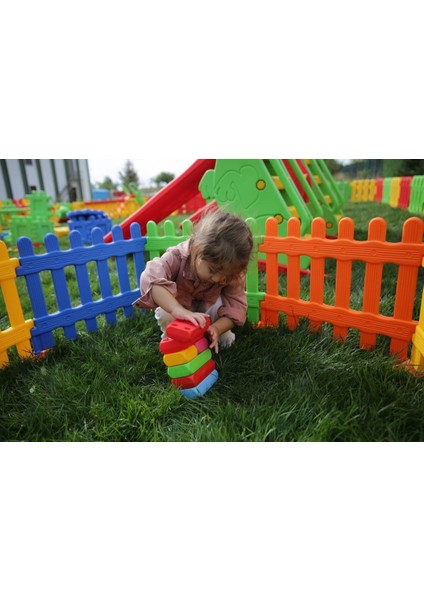 Çocuk Oyun Çiti Oyun Alanı 4 Renk 8'li Çit - Renkli Çit - Top Havuzu fırsatları
