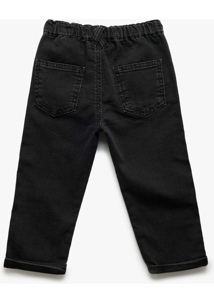 Pamuklu Beli Lastikli Cep Detaylı Denim Pantolon fiyatları