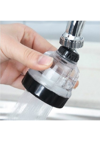 Su Tasarruflu 3 Fonksiyonlu Oynar Musluk Başlığı - Şeffaf