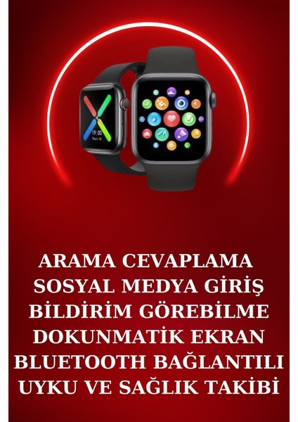 Teknorod Yeni Nesil Akıllı Saat ve Ucuz Kaliteli Bluetooth Kablosuz Kulaklık Amoled Ekran