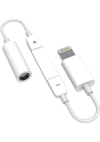 ESLIFETECH26AKSESUAR Lightnin To Headphone Apple Iphone ve Ipad Uyumlu Kulaklık Ses Audio Adaptör Jack3.5mm