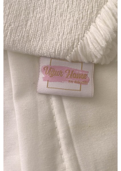 Bej Desenli Tüylü Pamuklu Dekoratif Yastık Kılıfı 40x40 cm indirimleri