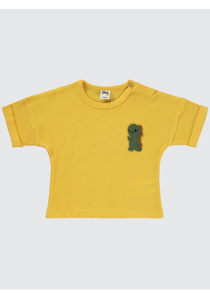 Erkek Bebek Şortlu Takım 6-18 Ay Soft Sarı