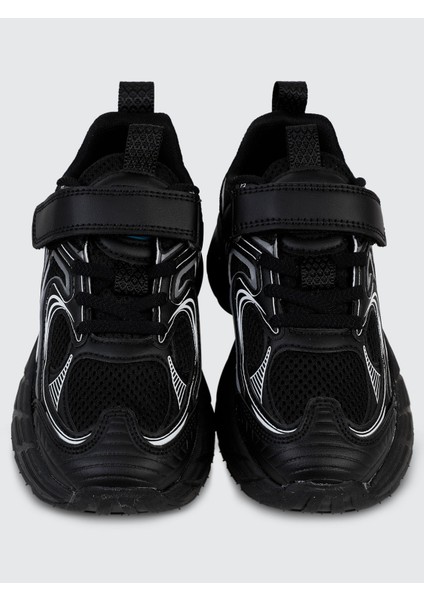 Erkek Çocuk Spor Ayakkabı 31-36 Numara Beyaz-Siyah indirimleri