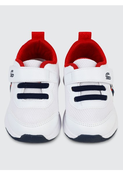 Erkek Bebek Ilkadım Ayakkabı 19-21 Numara Beyaz-Lacivert fiyatları