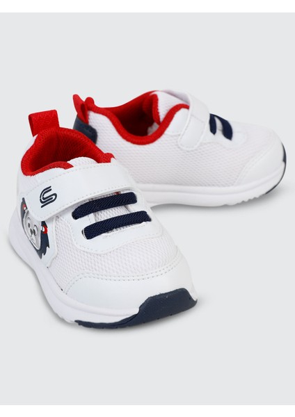 Erkek Bebek Ilkadım Ayakkabı 19-21 Numara Beyaz-Lacivert modelleri