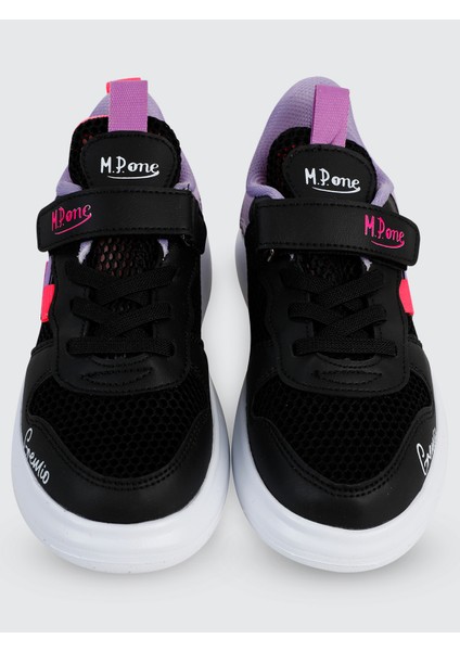 Mp Kız Çocuk Spor Ayakkabı 31-35 Numara Siyah-Pembe modelleri