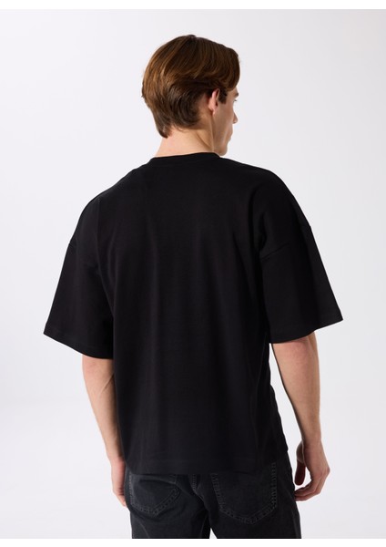 Bisiklet Yaka Siyah Erkek T-Shirt UMA24071TS indirimleri