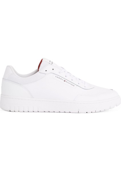 Beyaz Erkek Sneaker Th Basket Core Lth Pınperf