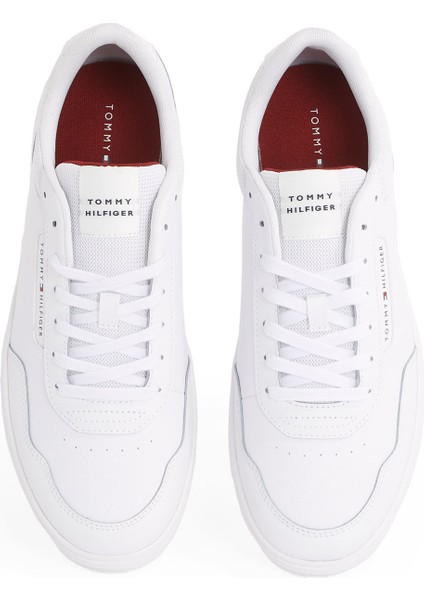 Beyaz Erkek Sneaker Th Basket Core Lth Pınperf