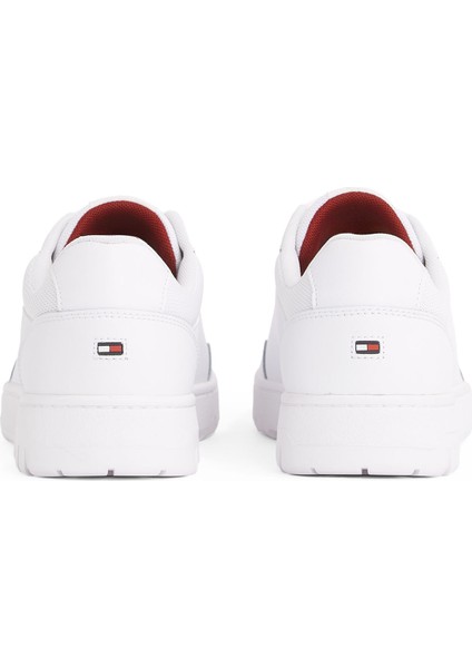 Beyaz Erkek Sneaker Th Basket Core Lth Pınperf