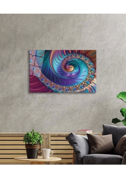 Renkli Soyut Sanatı Cam Tablo, Ev ve Ofis Duvar Dekoru, Hediyelik Büyük Temperli 4 mm Cam Tablo fiyatları