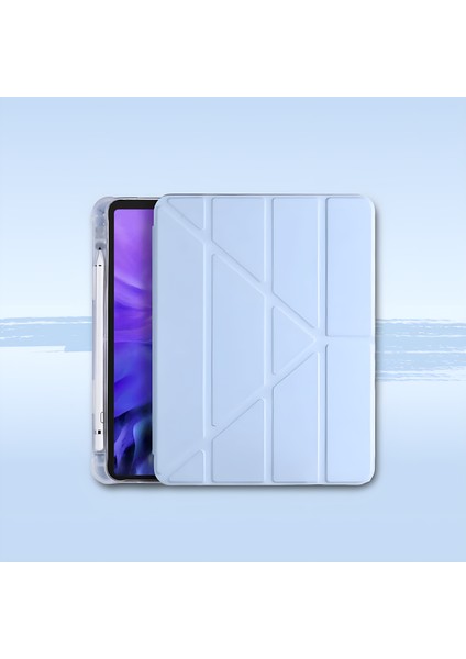 ​​Apple iPad Air 4/5/6 11 Inch 2020 2022 2024 2025 Uyumlu Kalem Bölümlü Standlı Uyku Modlu Akıllı Kılıf