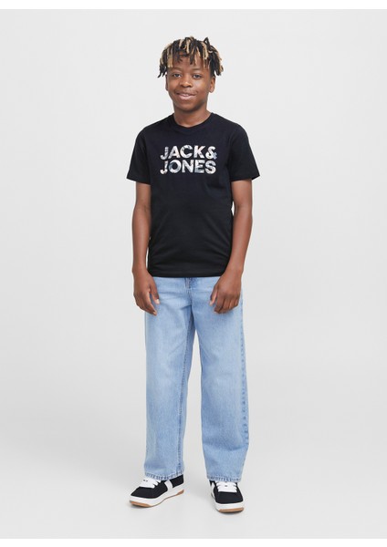 Baskılı Siyah Erkek Çocuk T-Shirt 12268854