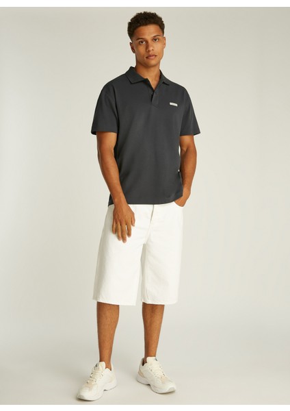 Siyah Erkek Polo T-Shirt J30J327534BA1 Ck Label Polo