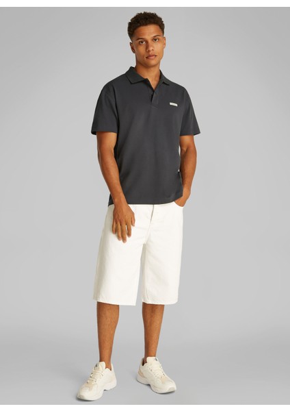 Siyah Erkek Polo T-Shirt J30J327534BA1 Ck Label Polo