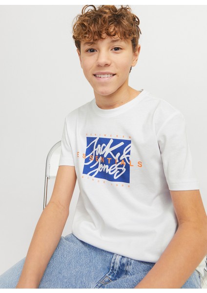 Baskılı Beyaz Erkek Çocuk T-Shirt 12269876 fiyatları