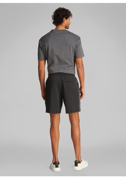 Siyah Erkek Sweat Şort J30J327246BEH Logo Tape Short