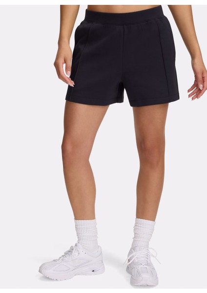 1389680-001 Ua Unstoppable Fleece S Loose Fit Siyah Kadın Şort