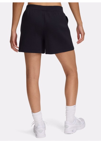 1389680-001 Ua Unstoppable Fleece S Loose Fit Siyah Kadın Şort