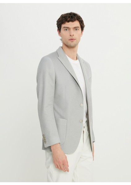 Slim Fit Gri Erkek Ceket ACE004252058_GRI