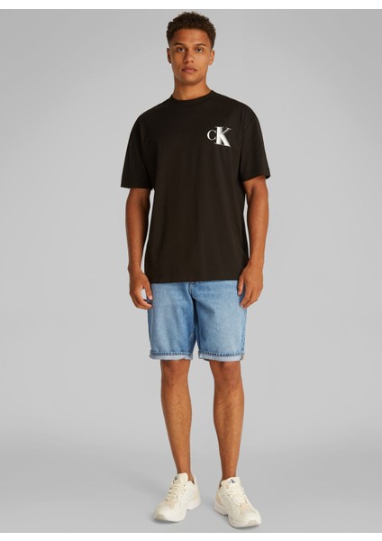 Erkek Denim Şort J30J3275131A4 Regular Short