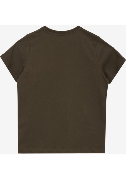 Nakışlı Haki Erkek Çocuk T-Shirt J5SB-TST7742 fiyatları