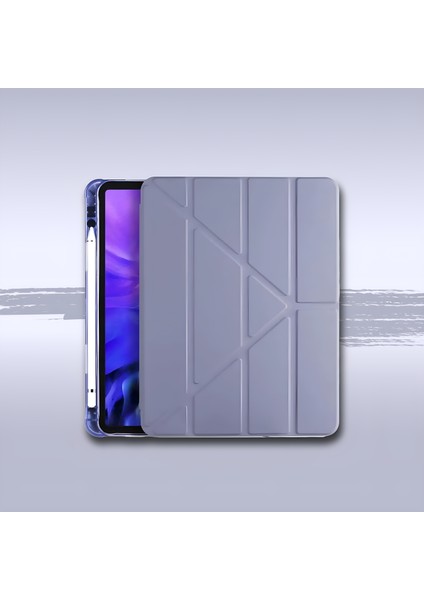 ​​Apple iPad Air 4/5/6 11 Inch 2020 2022 2024 2025 Uyumlu Kalem Bölümlü Standlı Uyku Modlu Akıllı Kılıf