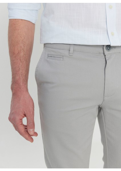 Normal Bel Normal Paça Slim Fit Gri Erkek Pantolon ACE001252192_GRI