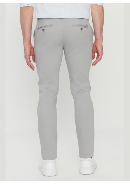 Normal Bel Normal Paça Slim Fit Gri Erkek Pantolon ACE001252192_GRI