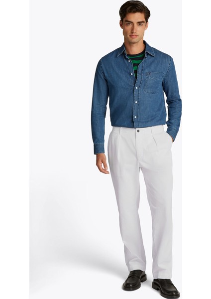 Beyaz Erkek Pantolon MW0MW38804YCF