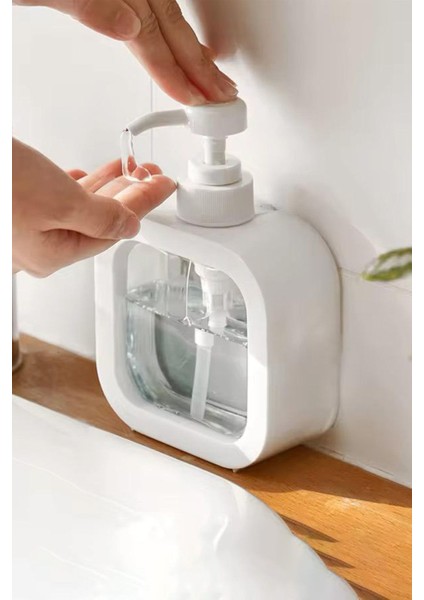 500 ml Beyaz Tezgah Üstü Sıvı Sabun ve Deterjan Seti, Plastik Renk fiyatları